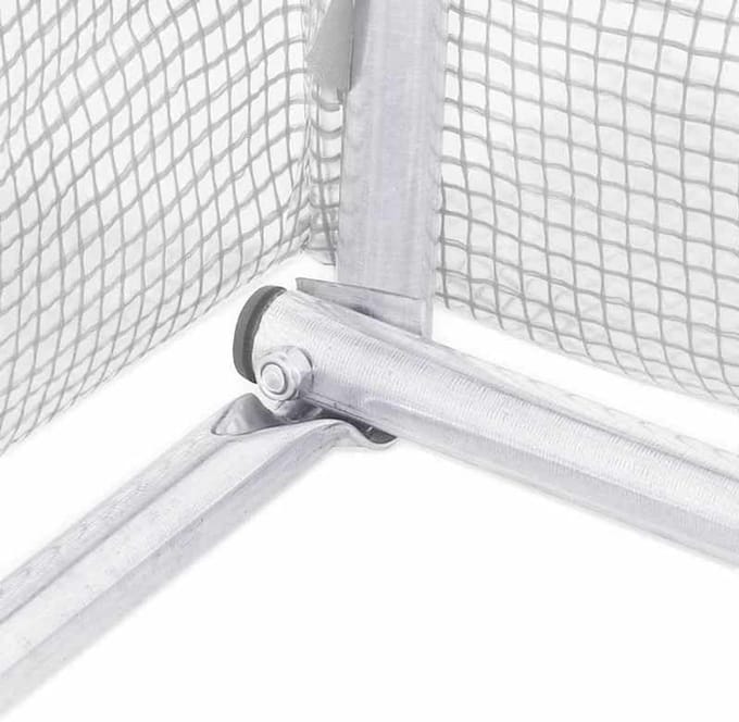 Tuinkas PE - Kweekkas - Planten Beschermen - Verzinkt Stalen Frame - 3x2x2 m - Wit