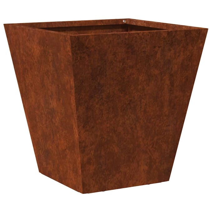 vidaXL - Plantenbak - 30x30x30 - cm - weervast - staal