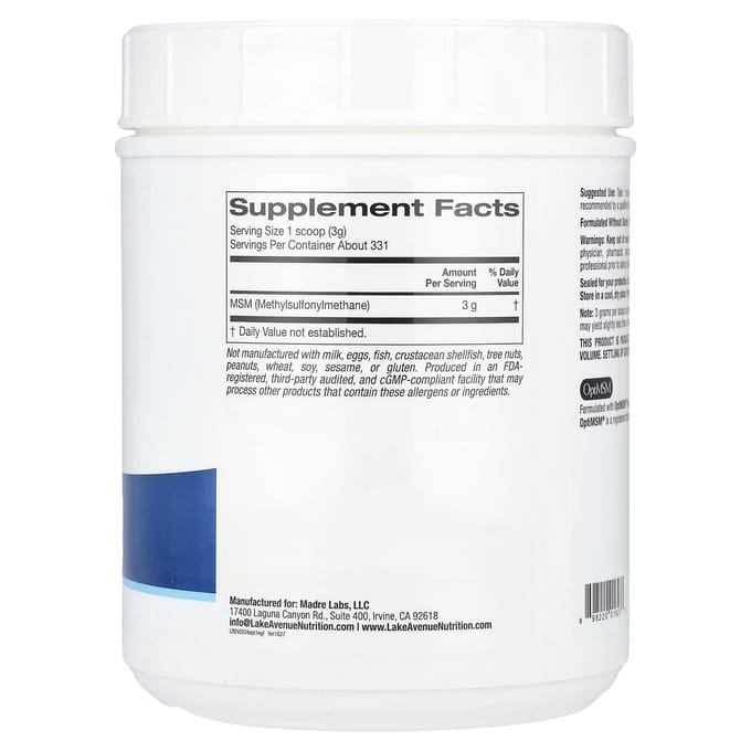 Optimsm® Vlokken, 992G (35 oz)