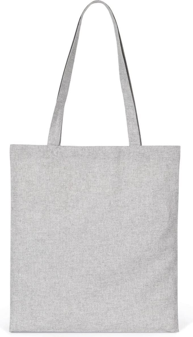 Kimood Gerecyclede shopper KI5209 - Pebble Grey - One size