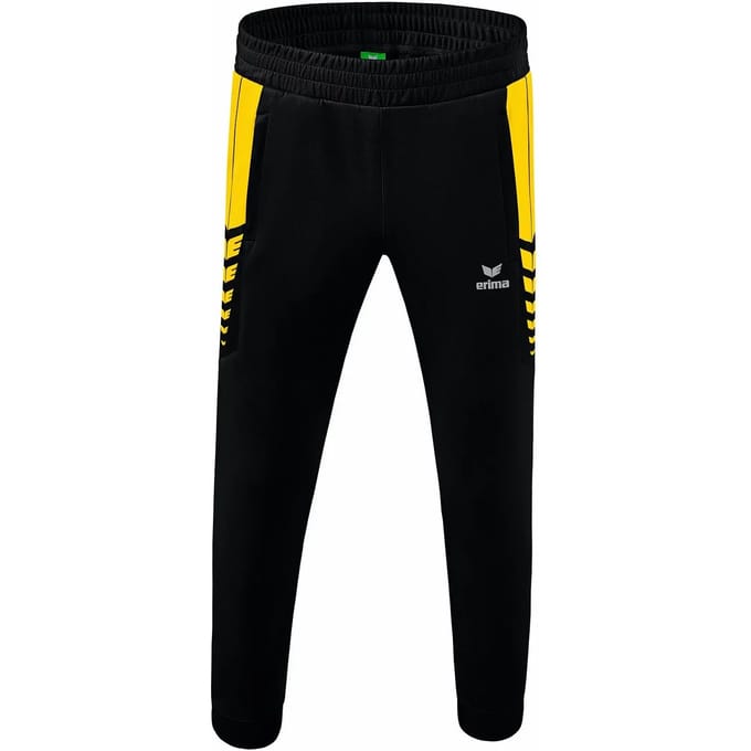 Erima Six Wings Worker Broek Kinderen - Geel / Zwart | Maat: 128