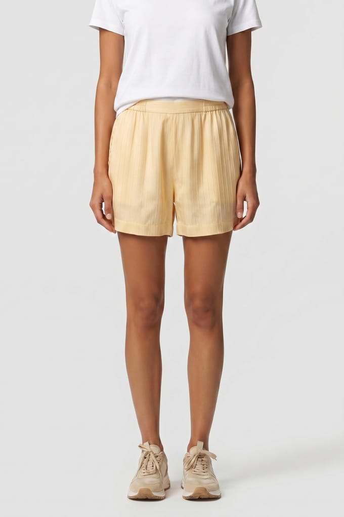 & Other Stories Nori Shorts Yellow Maat: M | Korte Broeken Outlet | Dames | Geel