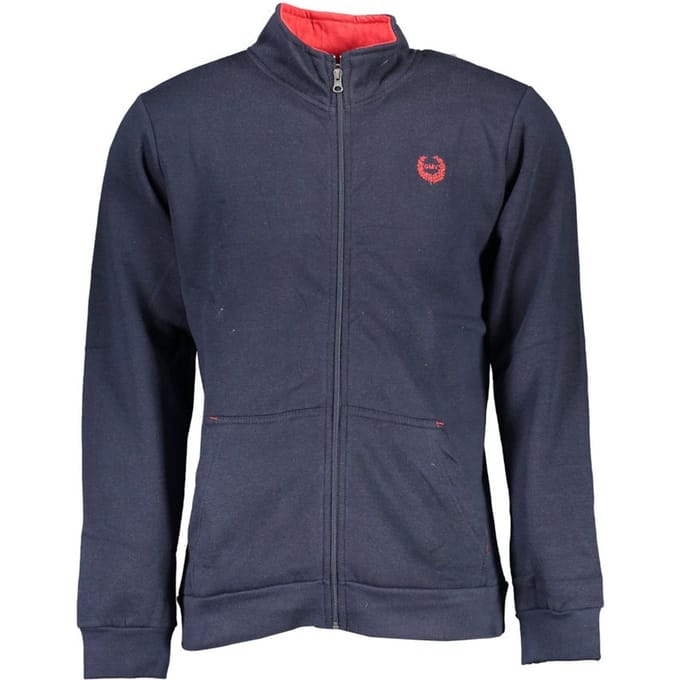 Gianmarco Venturi Blauwe Polyester Mannen Sweatshirt