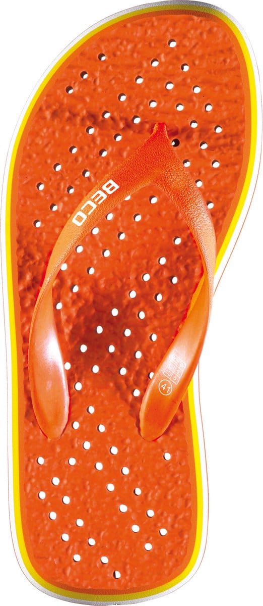 BECO Eva slippers - oranje - maat 43