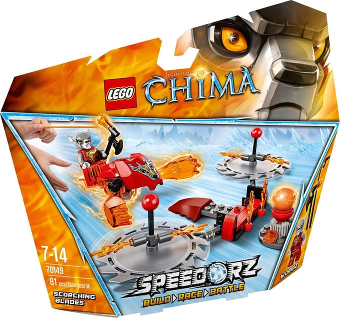 LEGO Legends of Chima Scorching Blades, Bouwpakket, 7 jaar, 77 stuk(s)