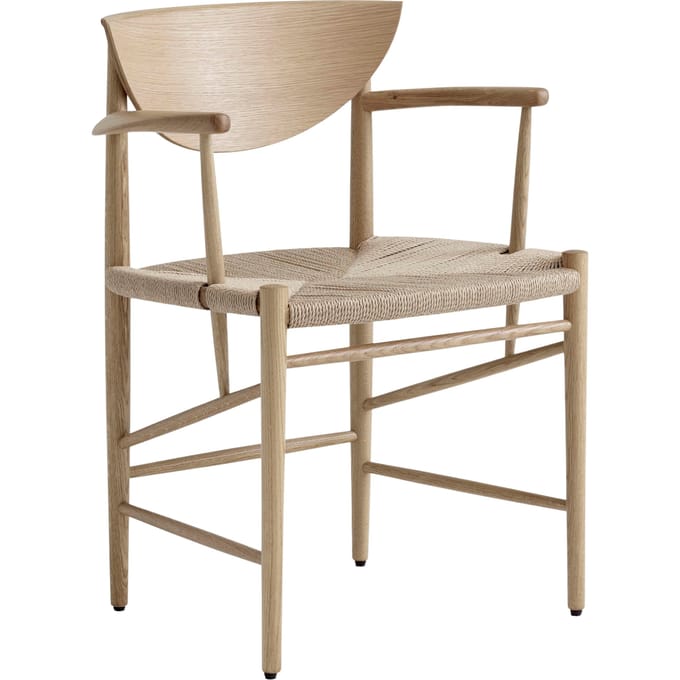 &Tradition Drawn HM4 Stoel - white oiled oak