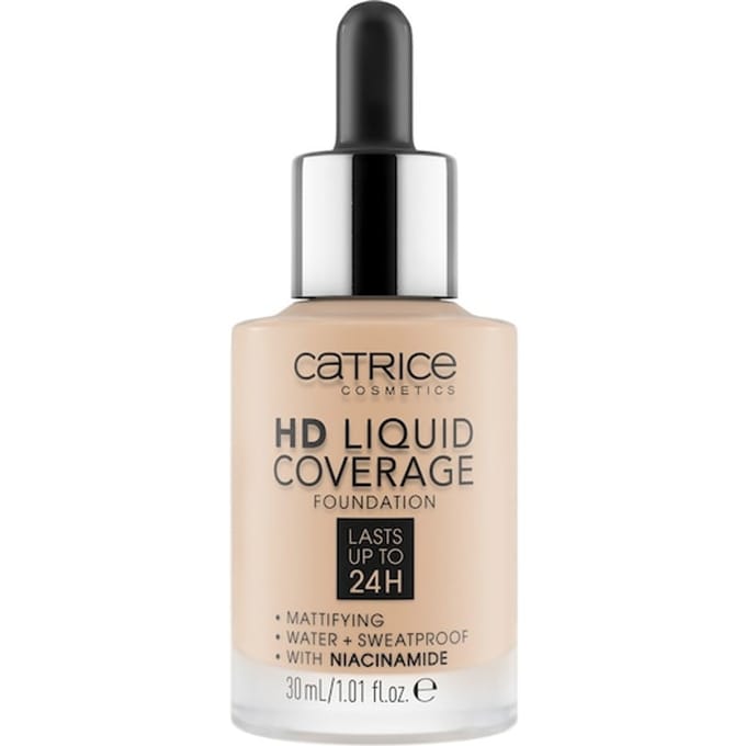 Foundations en Concealers Catrice Vloeibare foundation met HD-dekking