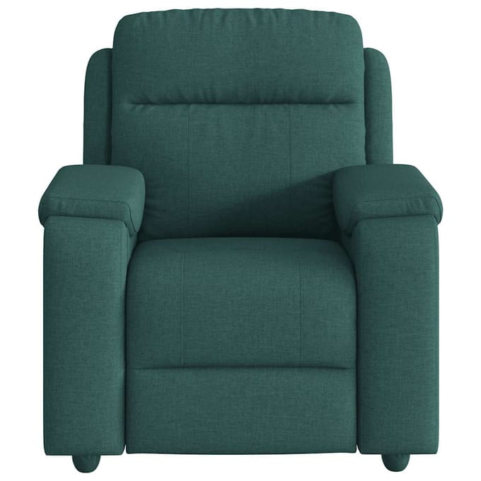 vidaXL - Fauteuil - verstelbaar - stof - donkergroen