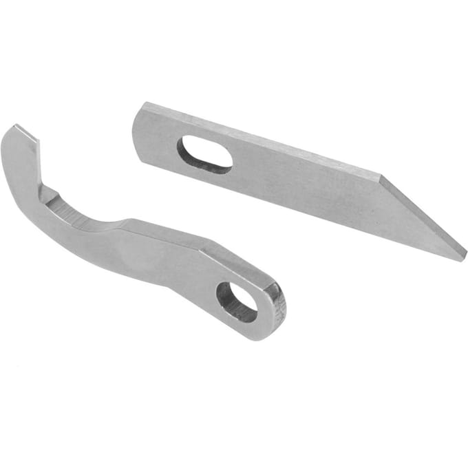 Sewing Machine Overlock knife for Brother 0304D Upper&Lower Knife XB0563001 X77683001 gray