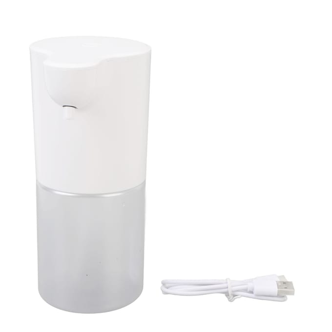 Automatische Zeepdispenser USB Oplaadbaar Infrarood Sensor Elektrische Zeepdispenser white