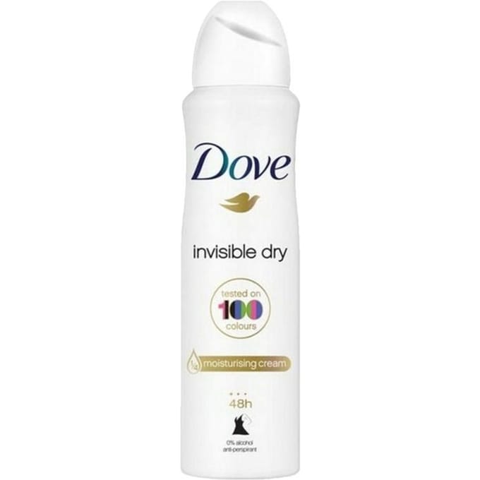 Dove Invisible Dry Deodorant Antiperspirant Voor Vrouwen in Spray 250 ml