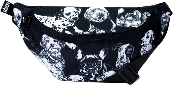 LOQI Bum Bag Large - Dogs gerecycled