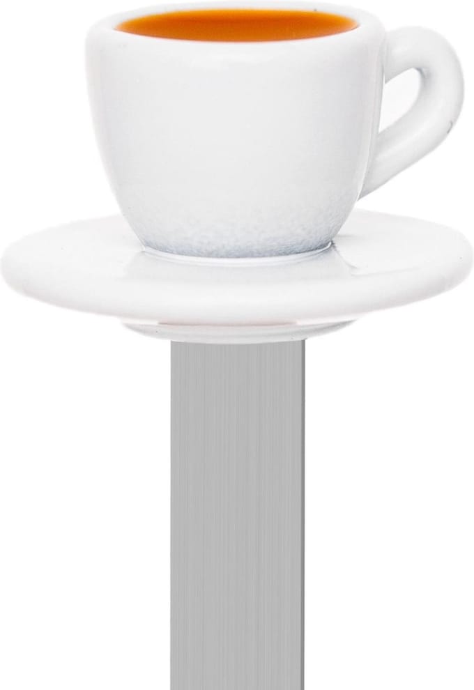 Metalmorphose Koffiekop Boekenlegger 3D Metaal