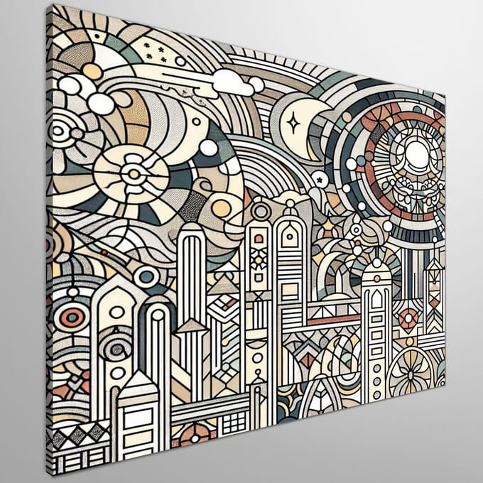 Kunstprint | Wanddecoratie | Canvas | 60 × 60 cm