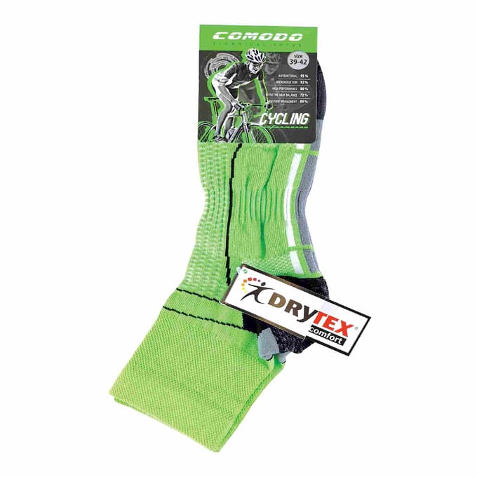 Comodo - Hi Vis Low Cut Fietssokken Heren & Dames