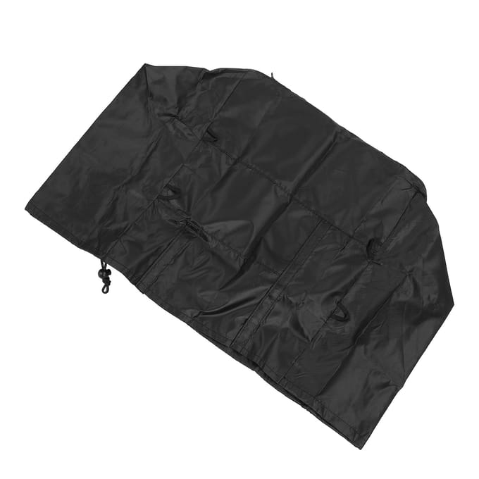 Couverture de Pompe de Chauffage pour Spa Jacuzzi Ouverture Zippée Résistante à l'Eau Couverture d'Hiver Isolée pour Pompe de Jacuzzi black