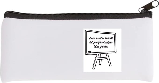 Akyol - lieve meester bedankt dat je me hebt laten groeien Etui - Meester - meester - leraar - 20 bij 9 cm