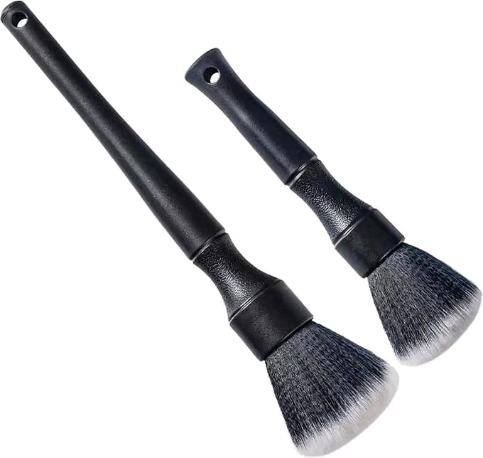 Auto Detailing Borstel Set -2 Stuks- Zachte Interieur Borstel voor Dashboard & Ventilatie - Krasvrij