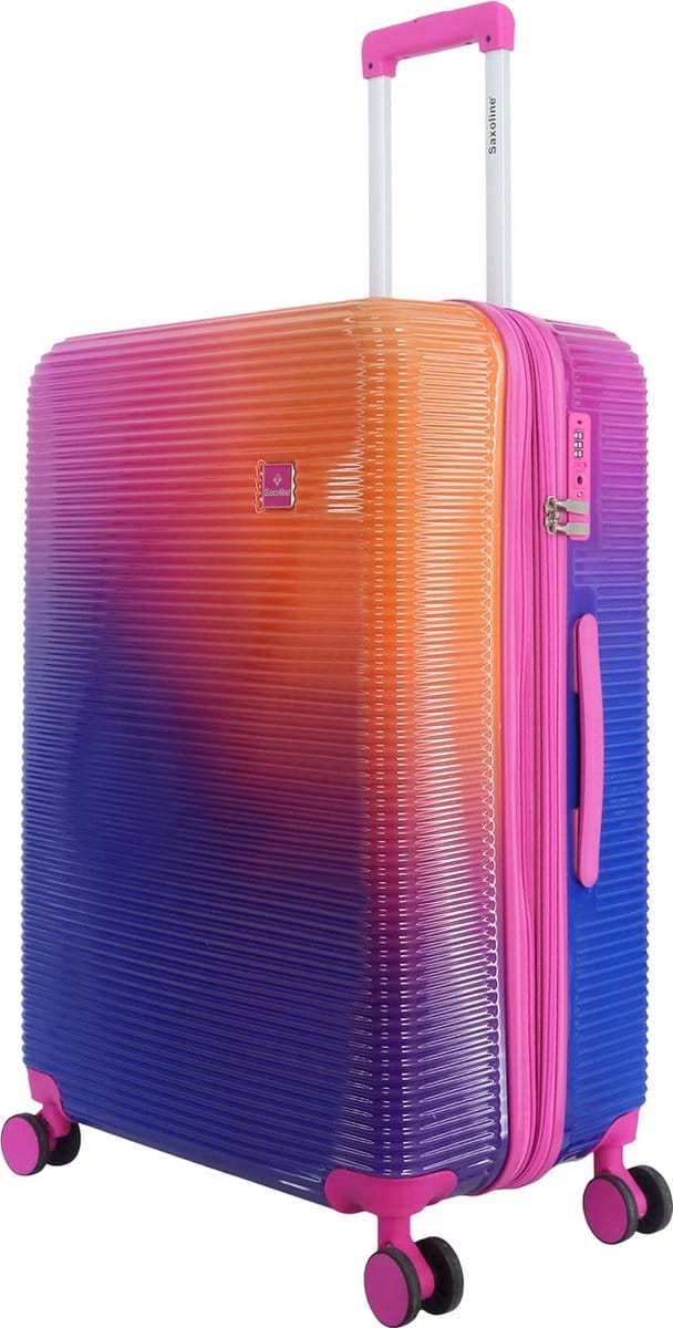 Saxoline Twist Harde Reiskoffer 76 cm – Fuchsia - Fuchsia / Large