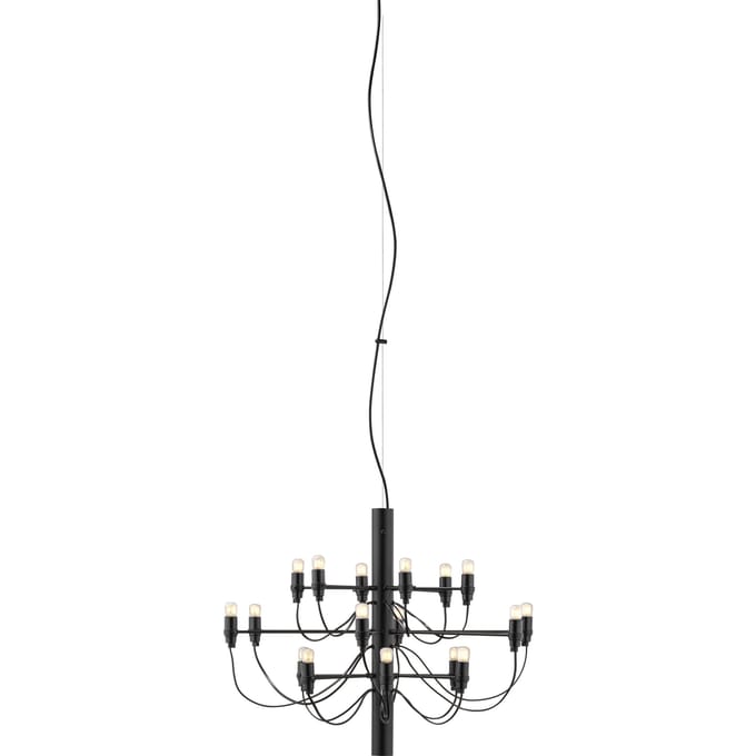 Flos 2097/18 Frosted Bulbs Hanglamp - zwart