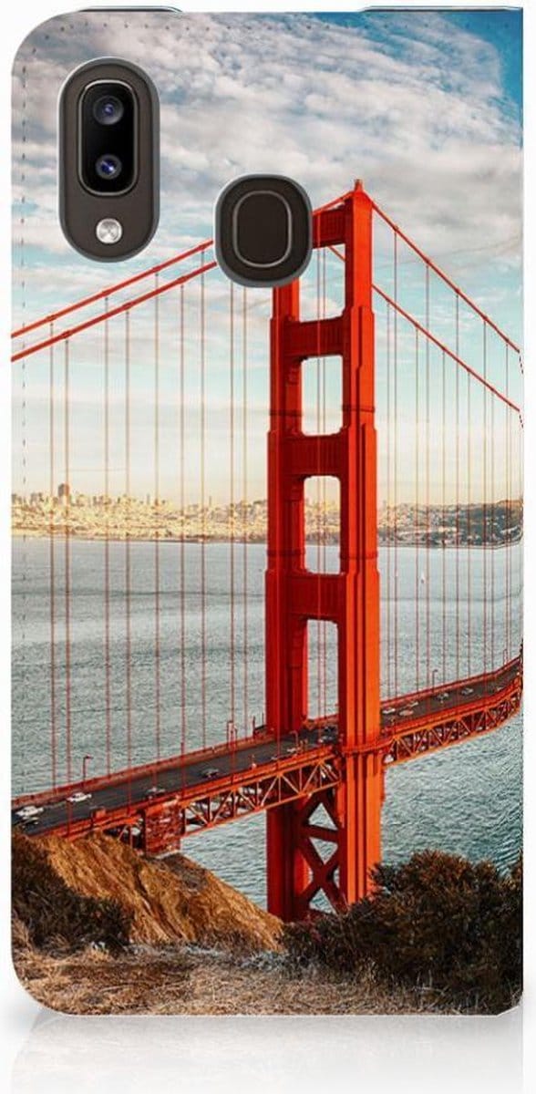 Samsung Galaxy A30 Book Cover Golden Gate Bridge