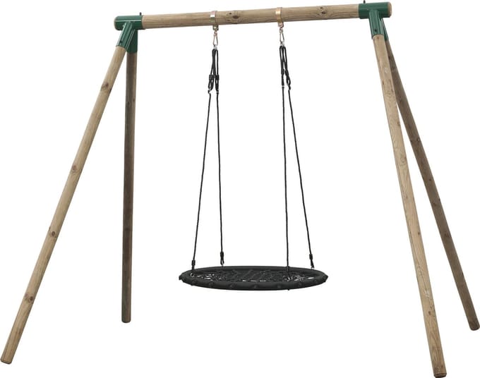 Houten nestschommel 100cm - SwingKing Chantal set by Be-out