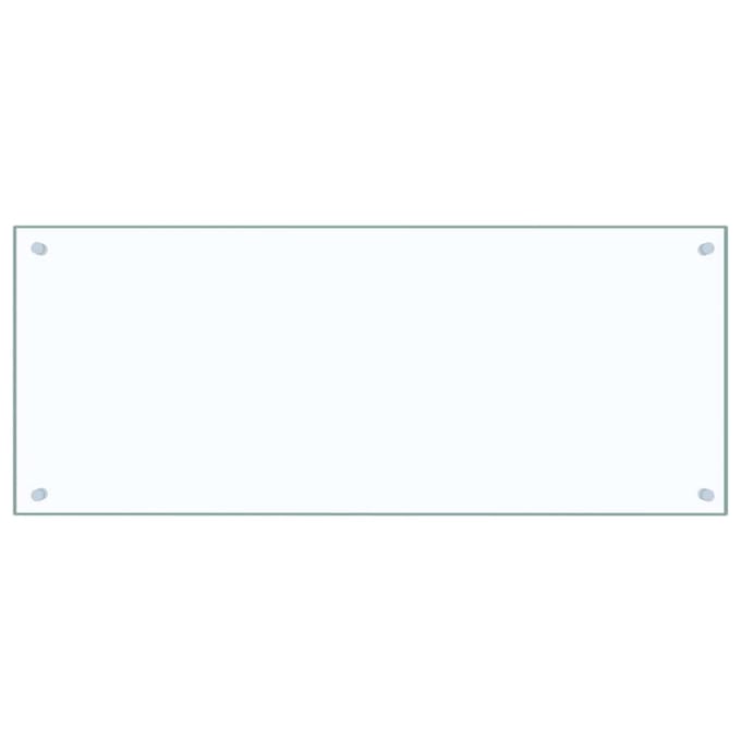 vidaXL - Spatscherm - keuken - 100x40 - cm - gehard - glas - transparant