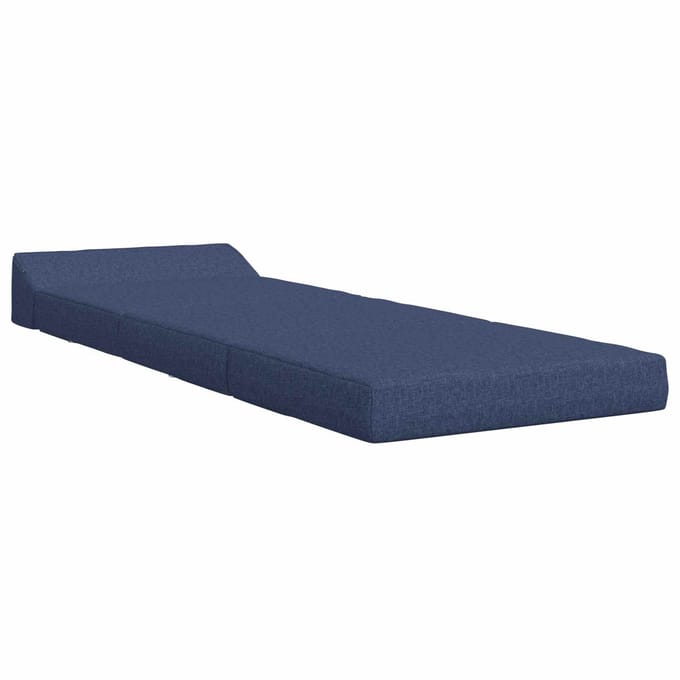 vidaXL - Vouwbare - Sofa - Bed - Blauw - 200 - x - 70 - x - 10 - cm - Stof