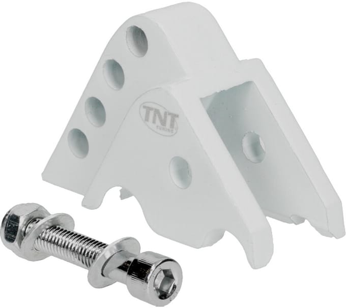 Schokbrekerverlenger TNT Minarelli horizontaal, Booster vanaf 2004 wit