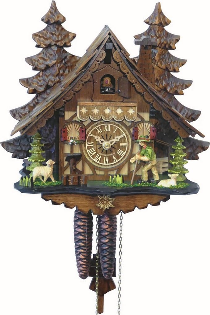 Engstler - 40912 - Koekoeksklok - 1-daags ketting uurwerk