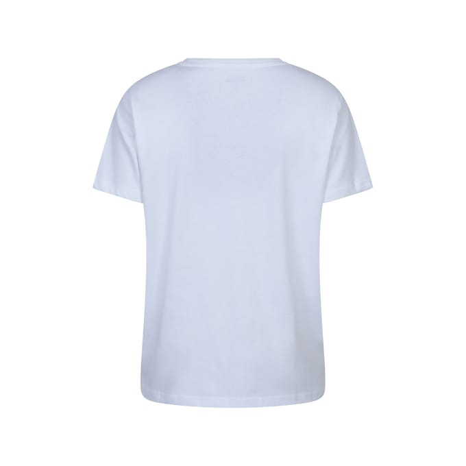 Mountain Warehouse Dames Oban Relaxed Fit Korte Mouwen T-Shirt (Wit)