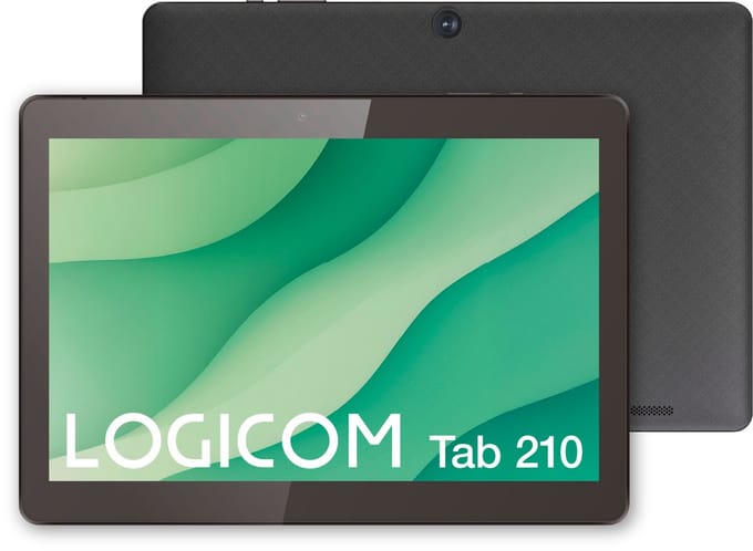 Logicom - Tablet 210 - 64GB - 10 inch - 4GB RAM - Octa Core - Zwart - Wifi - Android 15