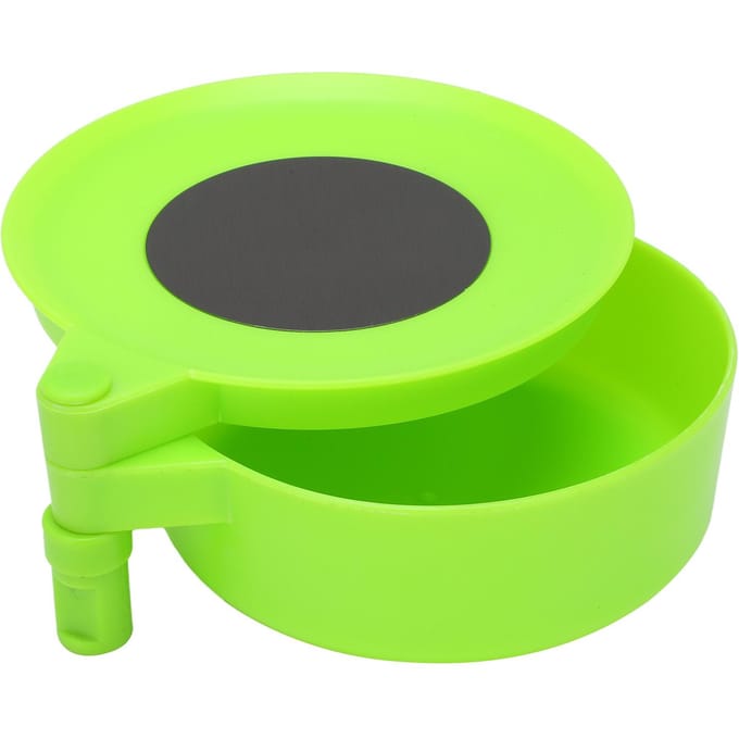 2-Laags Visbak Plastic Materiaal Magnetisch Aasplateau 5 mm Interface Grootte Buiten Trekvissen green