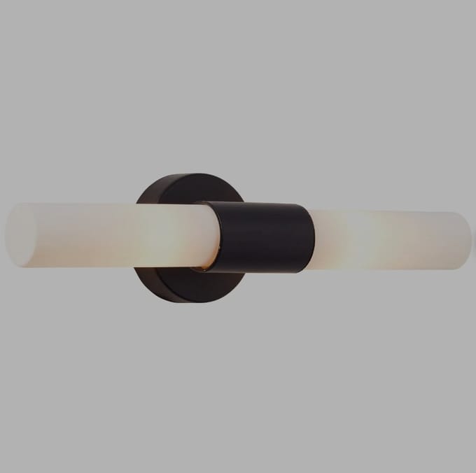 Aquavive - wandlamp Lanzerote - zwart - 2xG9 3W