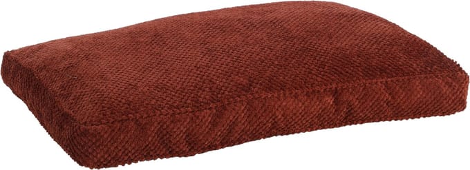 Kussen Erbel Rechthoekig Terracotta met rand 100x70x12cm