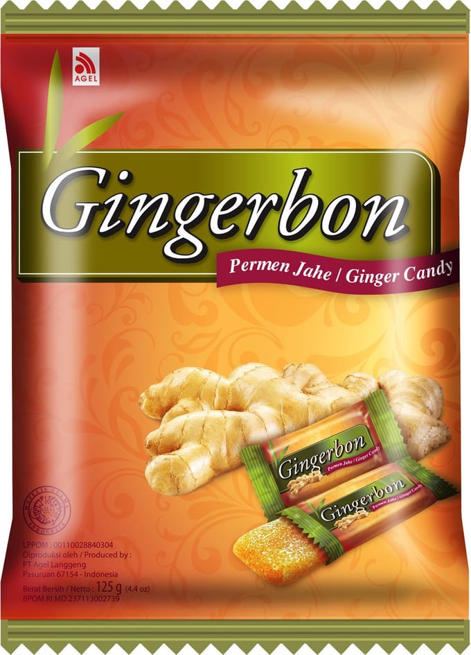 GINGERBON - Gember Bonbons - 125 GR