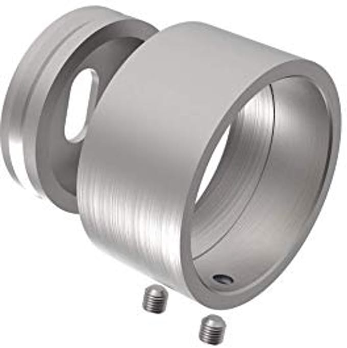 Leuningen buisverbinder roestvrij staal wandanker 42,4mm