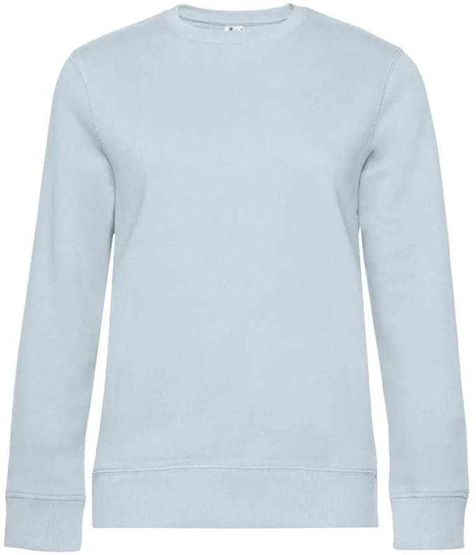 Dames sweatshirt met ronde hals B&C Queen