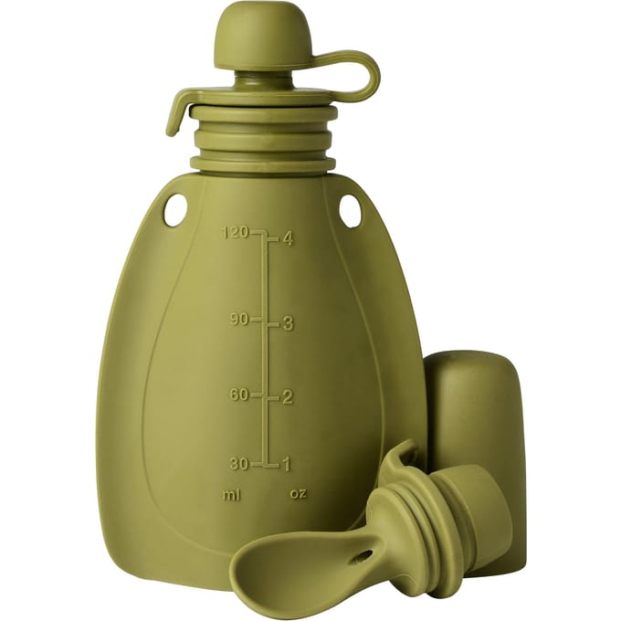 Mininor smoothie pouch – siliconen - herbruikbaar - moss green - 120 ml