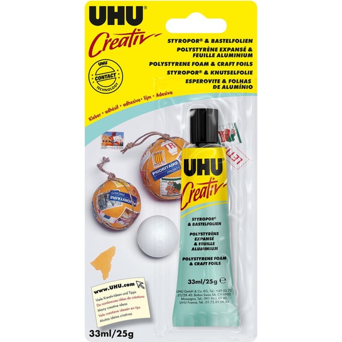 UHU speciale lijm 'Creativ' voor piepschuim en kunststoffolie