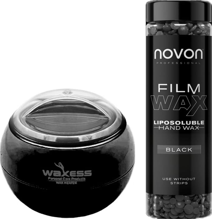 MINI Waxapparaat Mars Met Hars Korrels - Zwart - Waxess - Wax Heater - ontharingswax