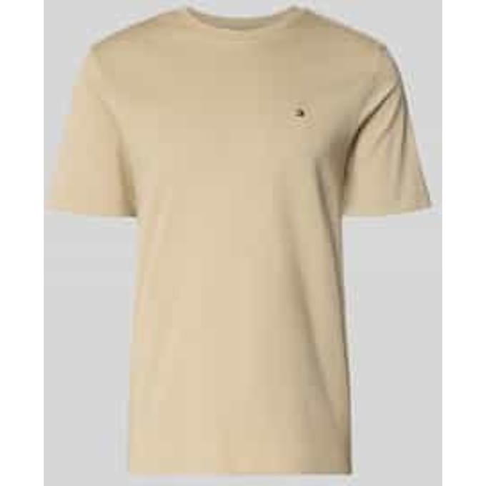 Regular fit T-shirt van puur katoen