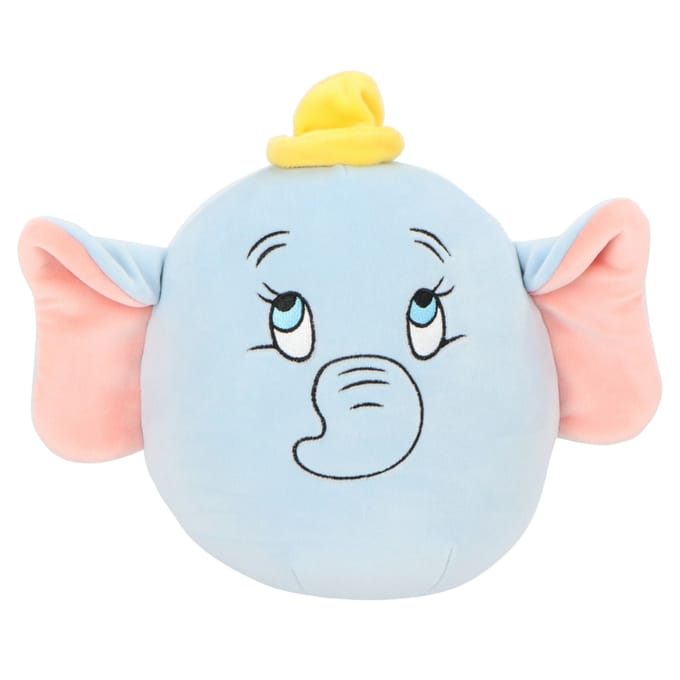 Disney Dumbo Squishy 32 cm - Knuffel - Zachte stof - Grijs