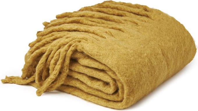 Meyco Home Uni plaid - honey gold