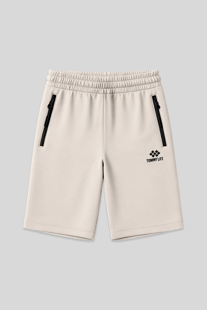 Heren Regular-fit Gebreide Sweatershorts