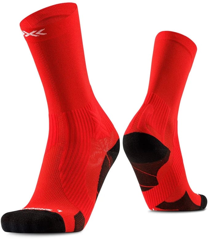 X-socks Run Perform Crewsokken Rood EU 45-47