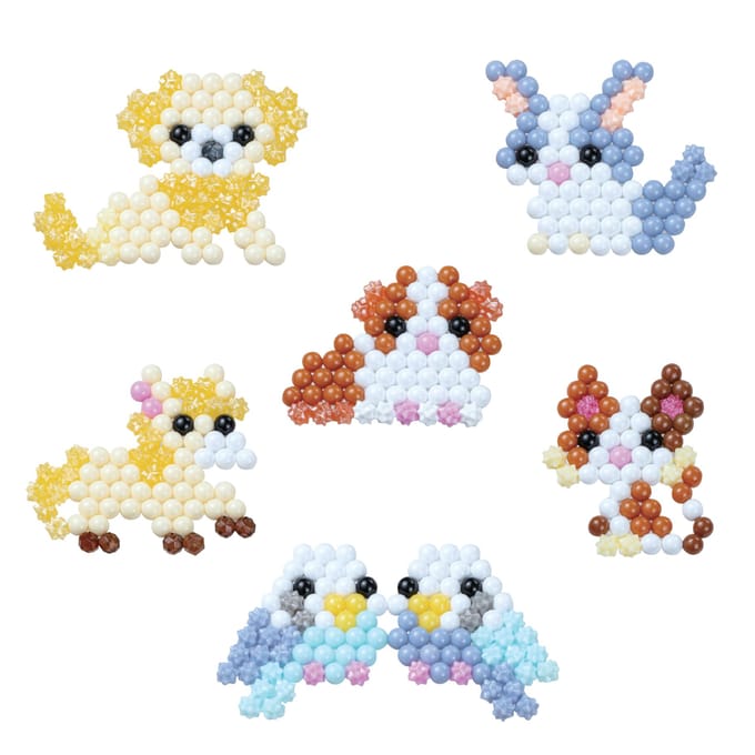 De schattige dieren set- startset- complete set 500 parels in 21 kleuren