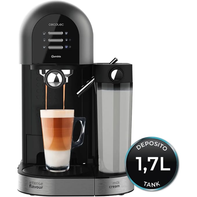 Express Coffee Machine Cecotec Cumbia Power Instant-ccino 20 Chic 1,7 L 20 bar 1470W Black