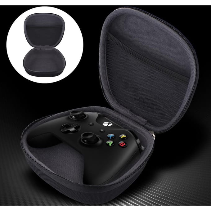 Pack Manette EVA Rigide Portable pour Xbox One Xbox One Slim Xbox One X Xbox 360 black