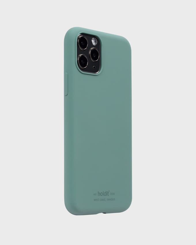 Phone Case Silicone Moss Green iPhone 11 Pro